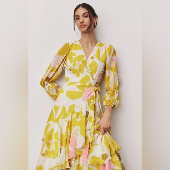 Hutch Chiffon Long-Sleeve Maxi Dress - Picture 4 of 5